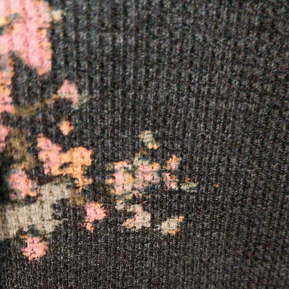 Terra & Sky Dark Floral Long Sleeve Tee - Picture 12 of 12